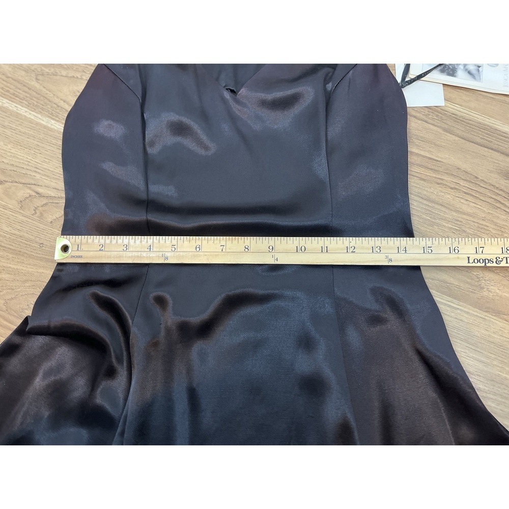 jessica mcclintock dress gunne sax Maroon/black Y2K Vintage Size 11/12 Formal - Picture 10 of 12
